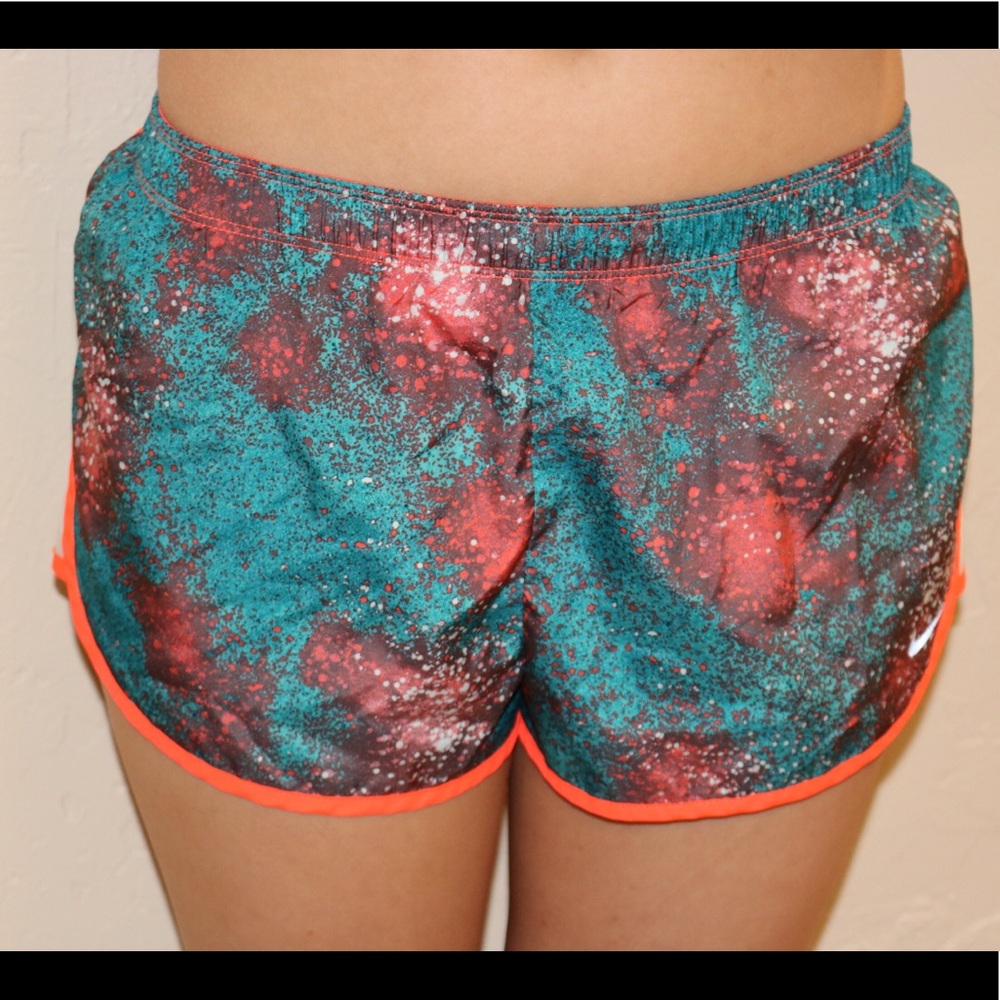 NIKE dry-fit galaxy print shorts. Small.